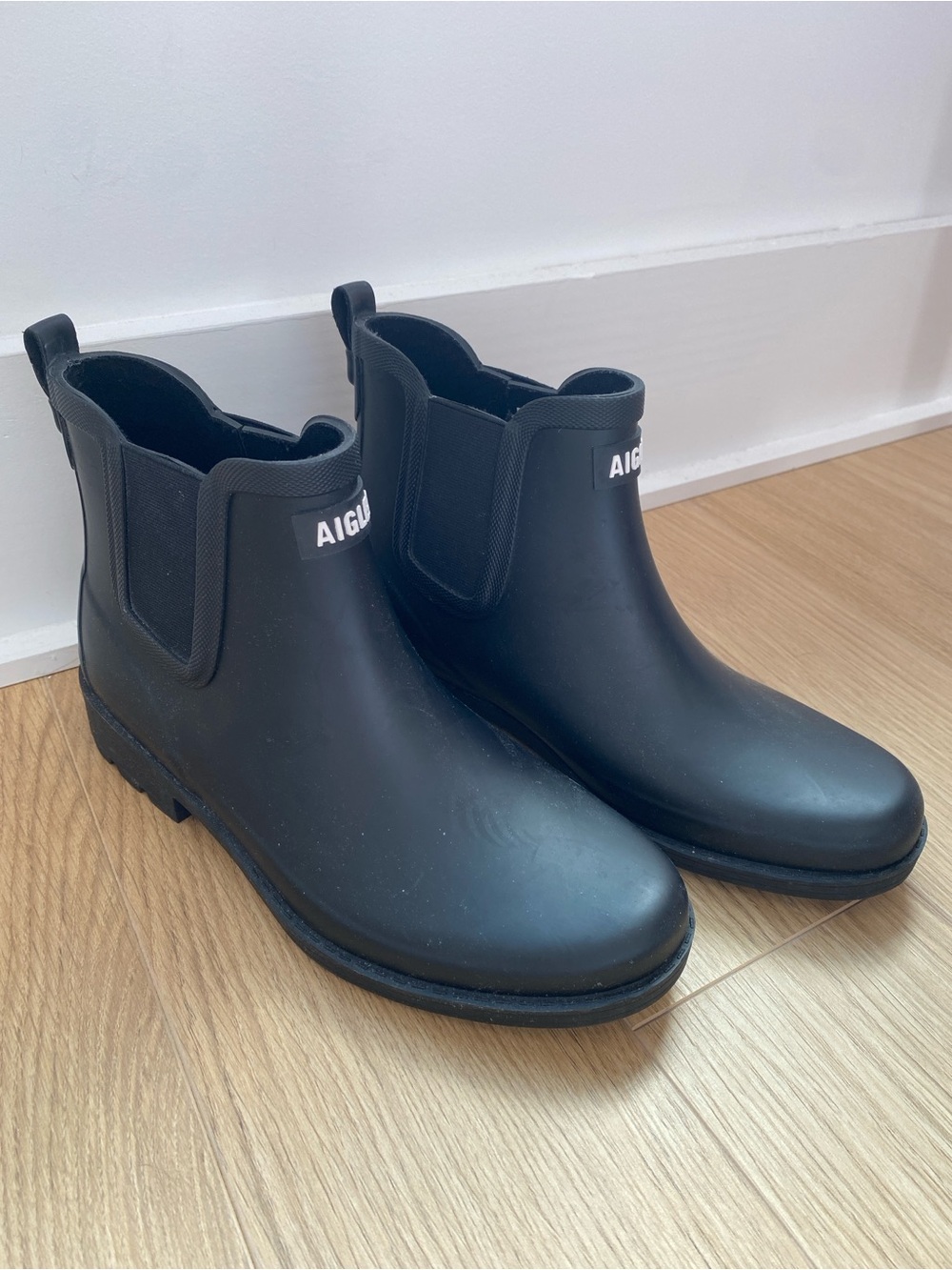 Aigle ankle rain booties